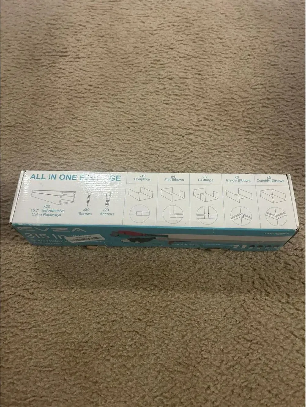 C320 Cord hider kit up to 3-4 cables imperfect box new